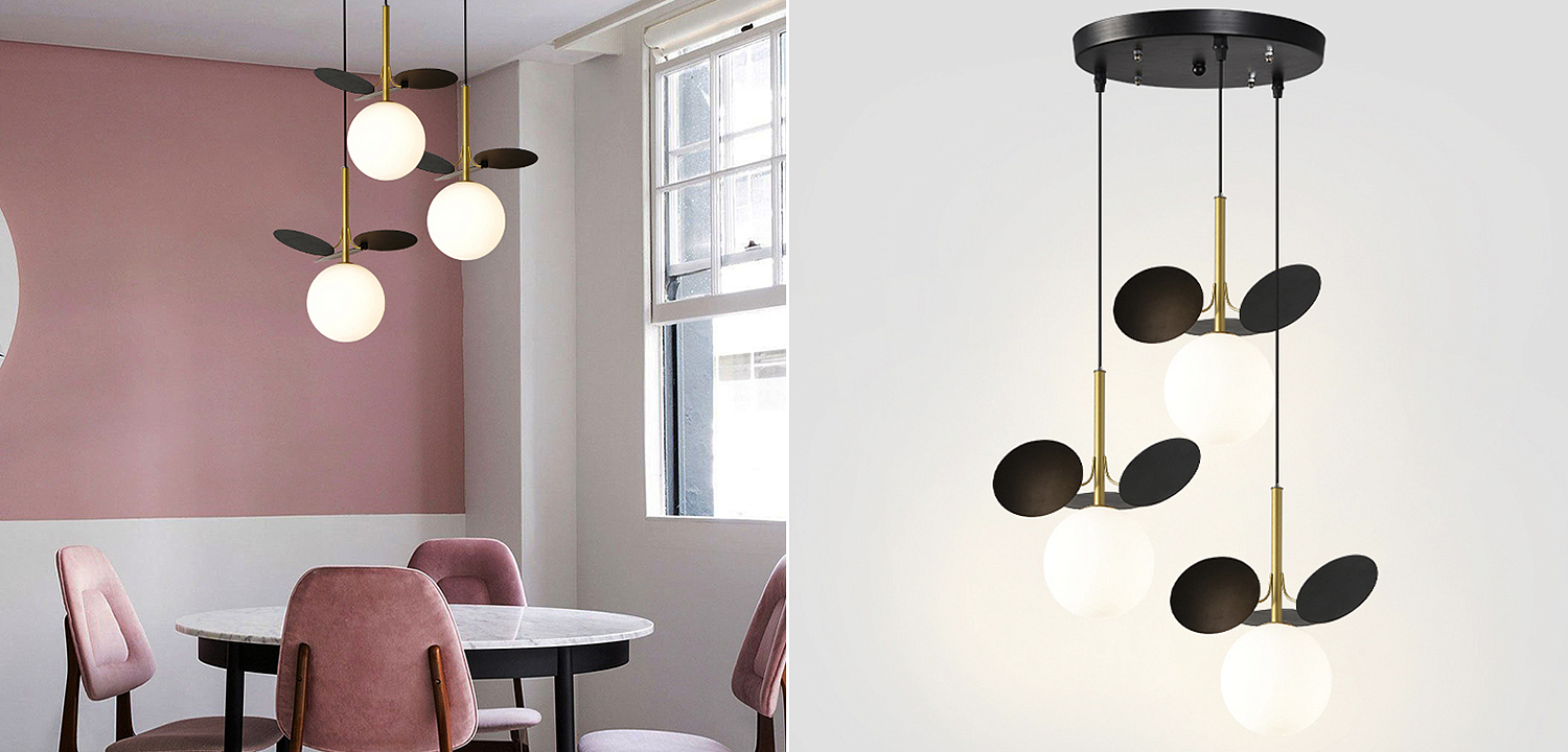 Люстра MATISSE Circle Trio black Люстра MATISSE Circle Trio black - Loft-Concept в Костроме