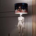 Настольная лампа с абажуром Cretto Mir варинант исполнения - 9 | Loft Concept в Костроме