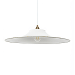 Подвесной вязаный белый светильник «Токио»  варинант исполнения - 1 | Loft Concept в Костроме