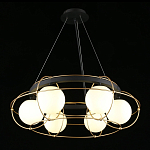 Люстра подвесная круглая с белыми плафонами Martin варинант исполнения - 3 | Loft Concept в Костроме