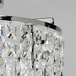 Потолочный светильник круглый с прозрачными подвесками Lunet варинант исполнения - 13 | Loft Concept в Костроме