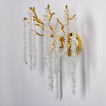 Бра золотого цвета с ветвями и хрустальными подвесками FAIRYTREE Light варинант исполнения - 3 | Loft Concept в Костроме