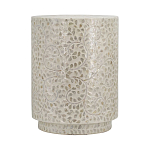 Приставной столик с рисунком из раковин устриц Bone Inlay варинант исполнения - 2 | Loft Concept в Костроме