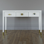 Дизайнерский Письменный стол Elsa Dreams White с тремя ящиками варинант исполнения - 1 | Loft Concept в Костроме