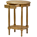 Деревянный овальный кофейный стол Margery Provence Coffee Table варинант исполнения - 2 | Loft Concept в Костроме