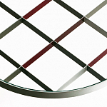 Дизайнерский круглый кофейный стол со стеклянной столешницей Gio Ponti D.555.1 Coffee Table варинант исполнения - 4 | Loft Concept в Костроме