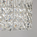 Потолочный светильник круглый с прозрачными подвесками Lunet варинант исполнения - 14 | Loft Concept в Костроме