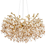 Люстра с хрустальными подвесками Fairytree Gold Crystal Chandelier 10 варинант исполнения - 1 | Loft Concept в Костроме
