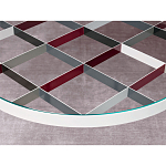 Дизайнерский круглый кофейный стол со стеклянной столешницей Gio Ponti D.555.1 Coffee Table варинант исполнения - 3 | Loft Concept в Костроме