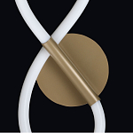 Бра с белым плафоном в форме восьмерки и круглым основанием Luke Lampco Tracer Lamp варинант исполнения - 5 | Loft Concept в Костроме