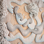 Тканый вручную монументальный настенный гобелен Soft Inception варинант исполнения - 2 | Loft Concept в Костроме