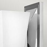 Бра с белым матовым плафоном на прямоугольном основании цвета хром Hinkley варинант исполнения - 2 | Loft Concept в Костроме