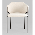 Стул Brace букле белый варинант исполнения - 4 | Loft Concept в Костроме