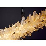 Люстра линейная светодиодная из необработанных кристаллов Mountain Comet варинант исполнения - 1 | Loft Concept в Костроме