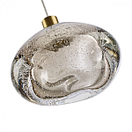 Подвесной светильник с прозрачным стеклянным плафоном округлой формы Effervia  варинант исполнения - 8 | Loft Concept в Костроме