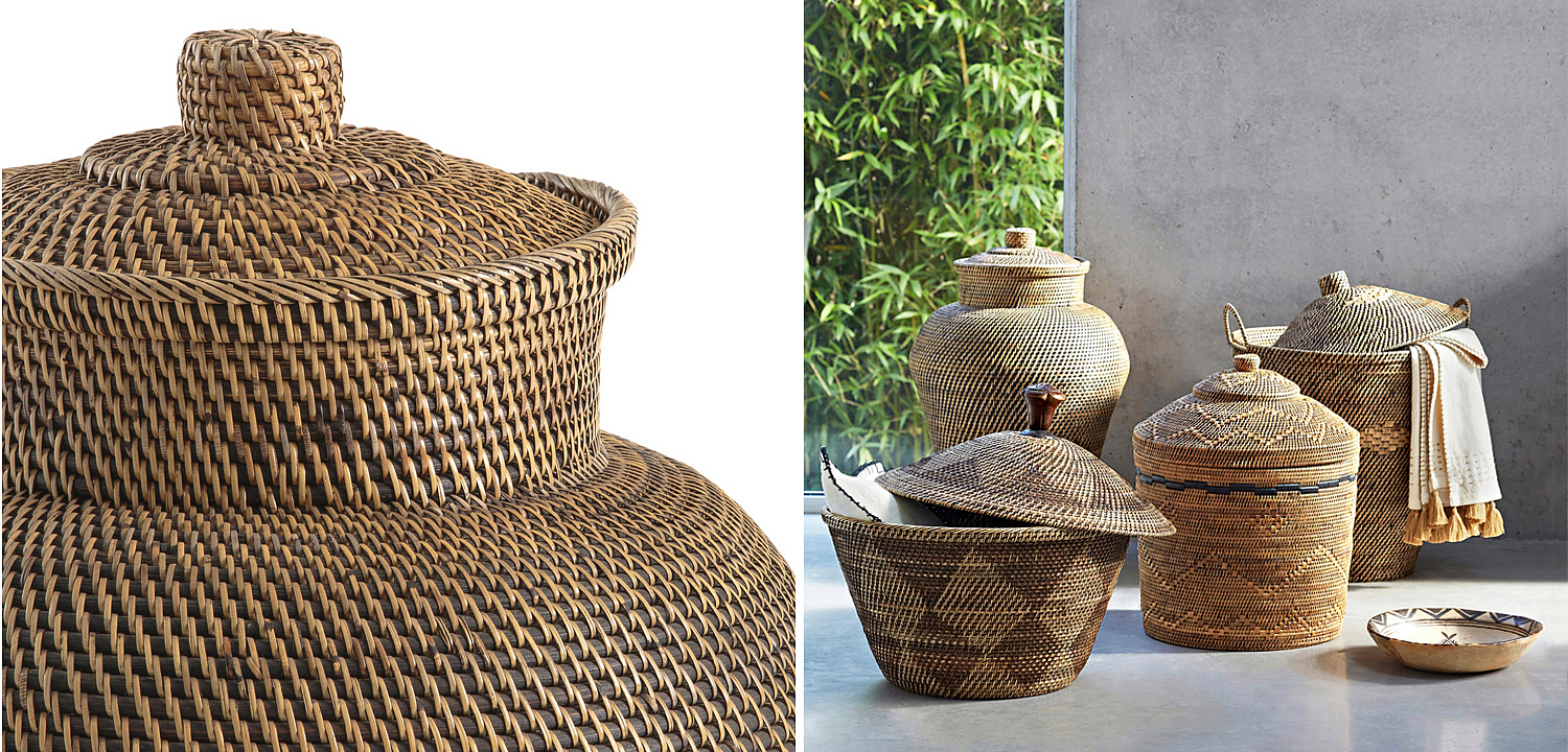 Ваза с крышкой Wicker Vase Ваза с крышкой Wicker Vase - Loft-Concept в Костроме