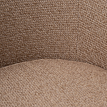 Кресло вращающееся черно-золотая рогожка Julia Armchair Golden Belt варинант исполнения - 4 | Loft Concept в Костроме