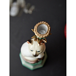 Подсвечник в виде кошки из фарфора с бронзовыми элементами Paradise Cat варинант исполнения - 6 | Loft Concept в Костроме