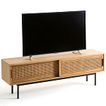ТВ-тумба с плетеным декором Tate Wicker TV Stand варинант исполнения - 6 | Loft Concept в Костроме