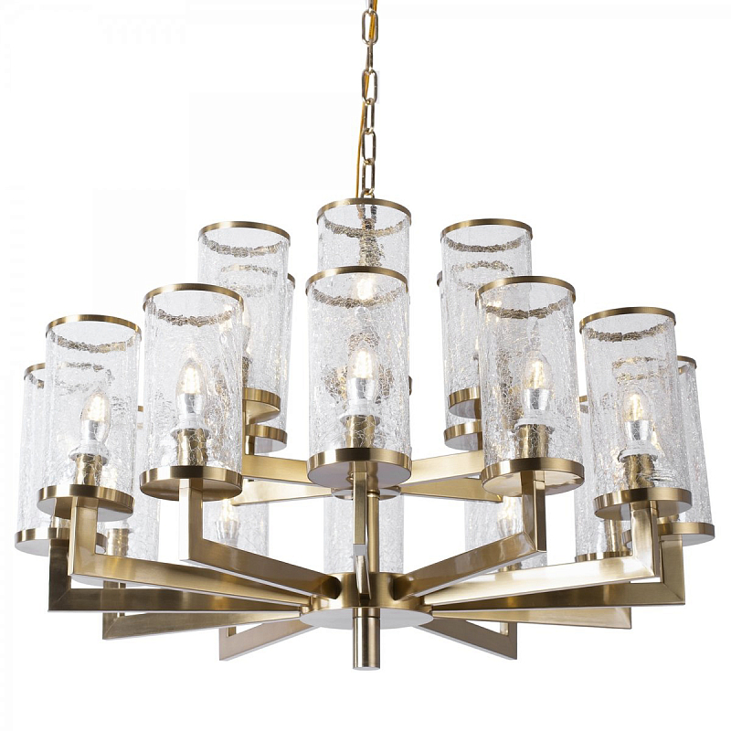 Kelly Wearstler LIAISON TWO-TIER Chandelier 18 Латунь Прозрачное Стекло Kelly Wearstler LIAISON TWO-TIER Chandelier 18 Латунь Прозрачное Стекло в Костроме | Loft Concept