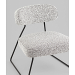 Кресло лаунж Kate букле серый варинант исполнения - 2 | Loft Concept в Костроме