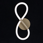 Бра с белым плафоном в форме восьмерки и круглым основанием Luke Lampco Tracer Lamp варинант исполнения - 2 | Loft Concept в Костроме