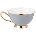 Чайная пара из фарфора 200 мл Grey Tea Porcelain Set варинант исполнения - 2 | Loft Concept в Костроме