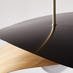 Люстра круглая с 2-мя металлическими абажурами Andromeda варинант исполнения - 4 | Loft Concept в Костроме