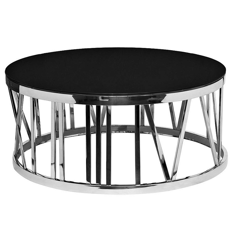 Стол V-section Table 100 Хром Глянцевый черный Стол V-section Table 100 Хром Глянцевый черный в Костроме | Loft Concept