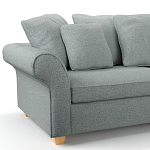 Мебельная ткань Шенилл голубой цвет 138 см T4-20 варинант исполнения - 9 | Loft Concept в Костроме