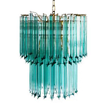 Дизайнерская люстра Blue Lagoon glass бирюзовое стекло  варинант исполнения - 1 | Loft Concept в Костроме