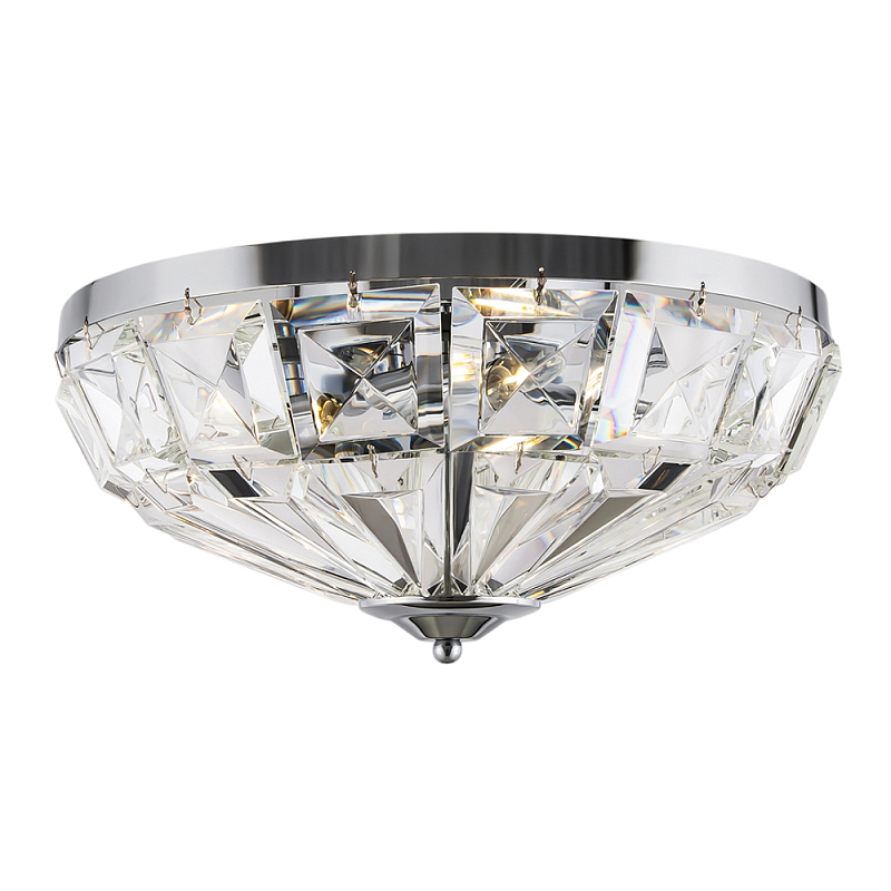 Потолочный светильник Facet E14х4 Хром Прозрачный в Костроме | Loft Concept 