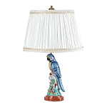 Настольная лампа с абажуром и основанием в виде попугая Parrot Table Lamp варинант исполнения - 1 | Loft Concept в Костроме