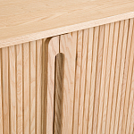 Длинный низкий буфет с 2-мя раздвижными дверцами Toinette Light Cupboard варинант исполнения - 12 | Loft Concept в Костроме