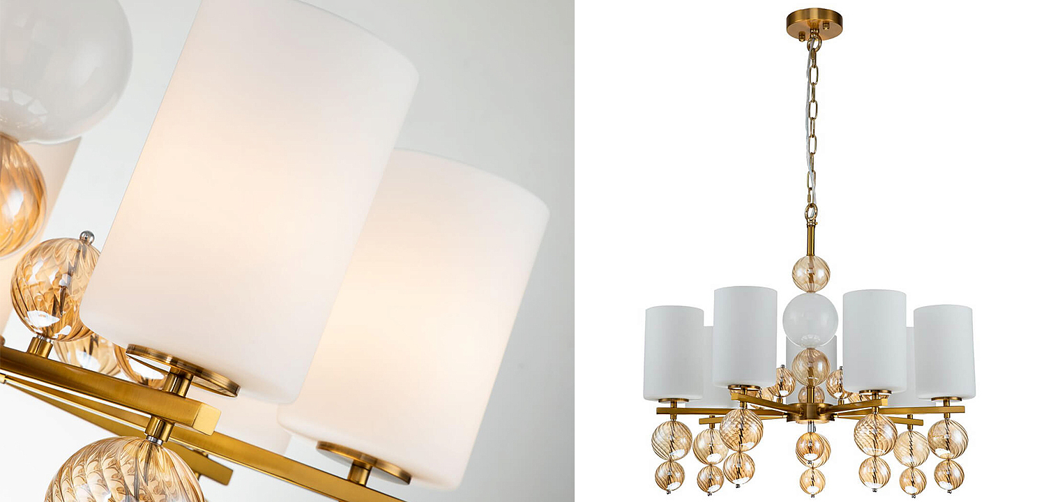 Люстра Blown Glass Balloons Chandelier 7 Люстра Blown Glass Balloons Chandelier 7 - Loft-Concept в Костроме