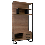 Стеллаж под TV в стиле лофт с открытыми полками и ящиками Urban Style Space варинант исполнения - 1 | Loft Concept в Костроме