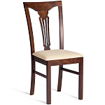 Стул деревянный с узором ручной работы Espresso варинант исполнения - 1 | Loft Concept в Костроме