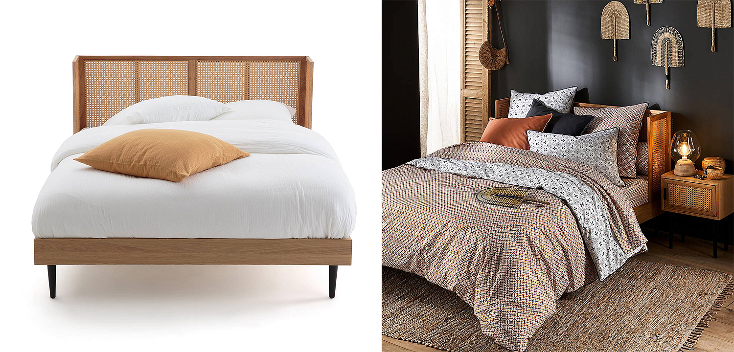 Кровать Nora Wicker Bed Кровать Nora Wicker Bed - Loft-Concept в Костроме