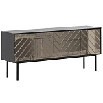 ТВ-тумба с зеркальным декором Serena TV-Stand варинант исполнения - 1 | Loft Concept в Костроме