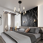 Настольная лампа с прозрачными плафонами из стекла Umbrella варинант исполнения - 5 | Loft Concept в Костроме