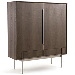 Шкаф из серого дуба Sawada Gray Oak Cabinet варинант исполнения - 2 | Loft Concept в Костроме