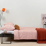 Постельное белье розового цвета с рисунком 150х200 см Blossom Essence варинант исполнения - 3 | Loft Concept в Костроме