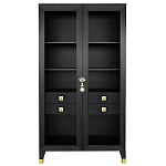 Дизайнерский шкаф витрина Elsa Dreams Black с 4-мя ящиками варинант исполнения - 1 | Loft Concept в Костроме
