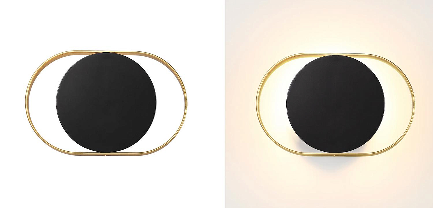 Бра Globo Ocular Sconce Oval Black Бра Globo Ocular Sconce Oval Black - Loft-Concept в Костроме