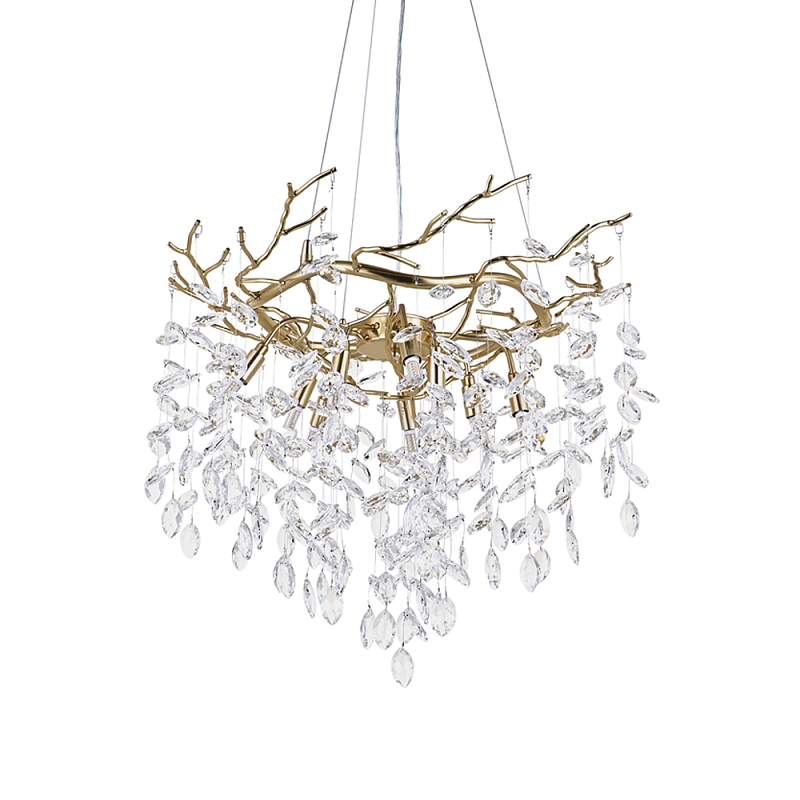 Люстра Floes Gold Хрустальная Золотой в Костроме | Loft Concept 