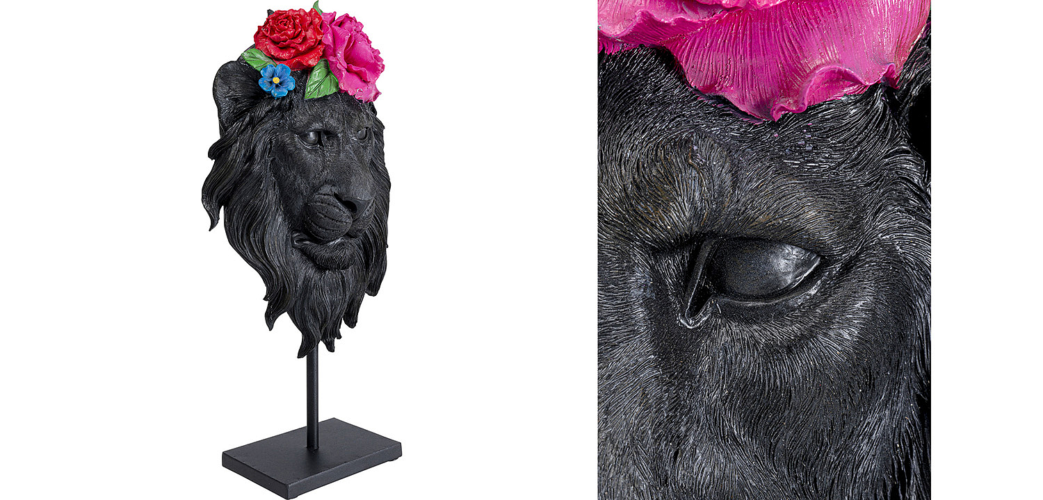 Статуэтка Lion and Flowers Статуэтка Lion and Flowers - Loft-Concept в Костроме