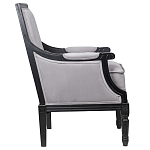 Кресло Harry Armchair black and grey velour варинант исполнения - 2 | Loft Concept в Костроме