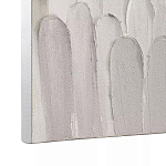 Панно декоративное с ручной росписью Gray Strokes варинант исполнения - 1 | Loft Concept в Костроме