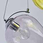 Люстра каскадная с 9-ю разноцветными стеклянными плафонами Kaleido варинант исполнения - 10 | Loft Concept в Костроме