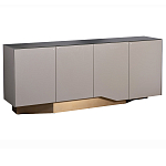 Комод со стеклянной столешницей и с выдвижными ящиками Minimalist Accent варинант исполнения - 1 | Loft Concept в Костроме